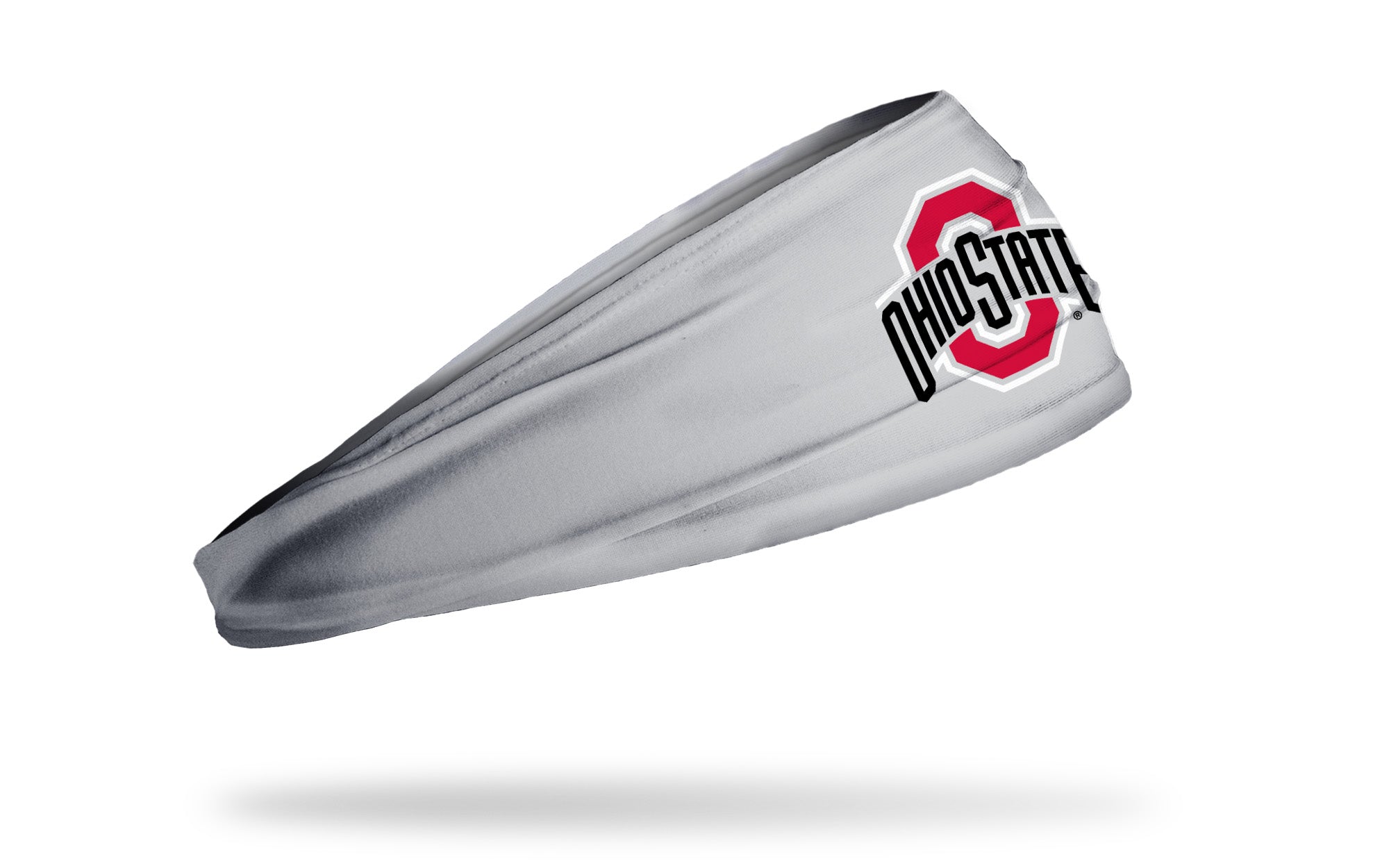 Ohio State Buckeyes Logo Gray Big Bang Lite Headband - Adjustable Sports Headband for Running, Basketball & Workouts - Perfect for Fans & Athletes