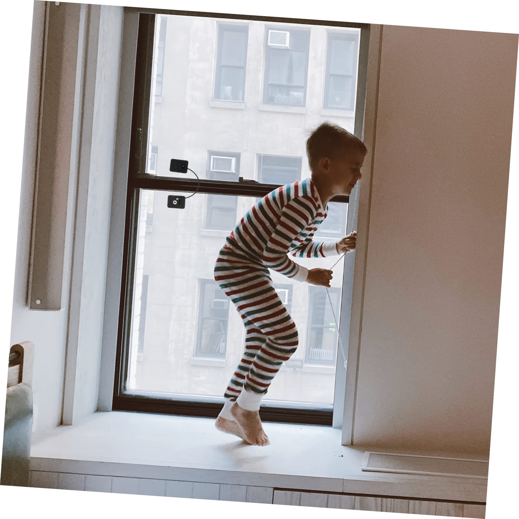 GLSTOY Child Safety Door Lock - Baby Proof Fridge, Window & Sliding Door Locks - Easy Installation for Home Security - Perfect for Kitchens, Nurseries & Pet Areas