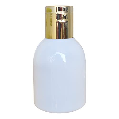 White Bell-Shaped Bottles with Fliptop 1