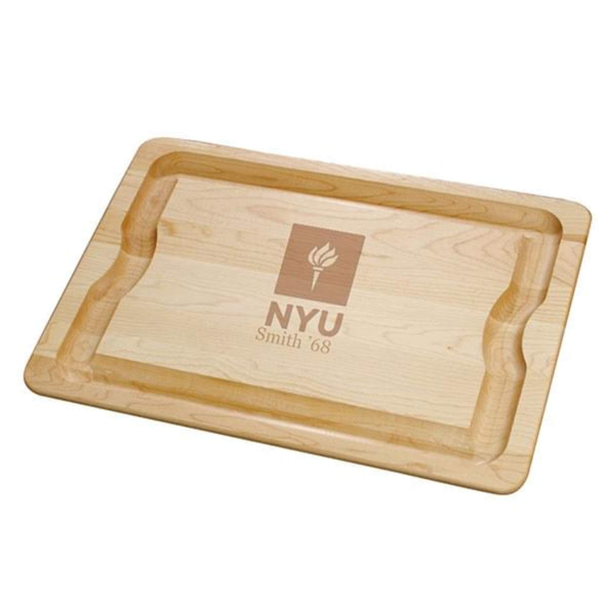 M. LA HART NYU Maple Wood Cutting Board - Durable Kitchen Chopping Board for Meat, Vegetables & Fruits - Perfect for Home Cooking & Professional Chef Use