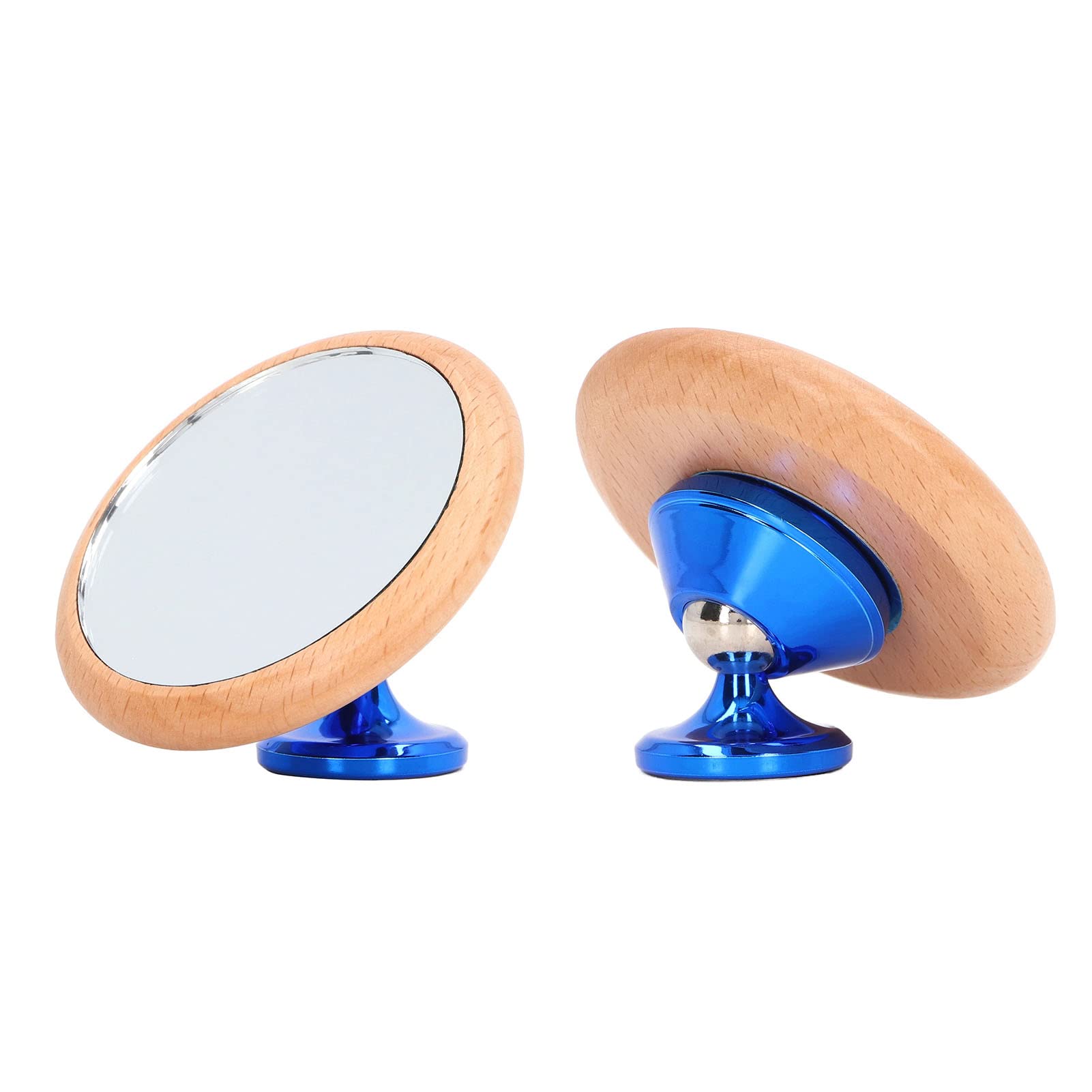 Premium Coffee Tamper Reflective Mirror - Small Barista Tool for Perfect Espresso Extraction, Cafe & Home Use (Blue) - Ideal for Latte Art & Coffee Brewing