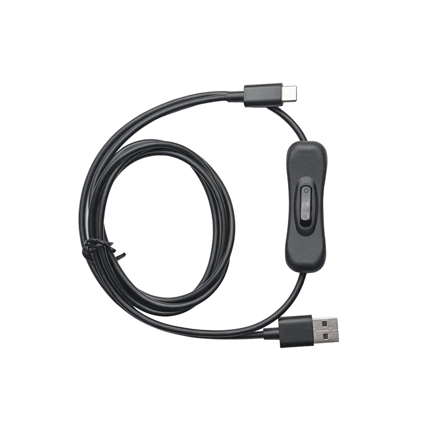 USB A to USB C Data Power Cable with ON/OFF Switch (OCB 2107 CT) - Fast Charging & Data Sync for Smartphones, Tablets & Laptops - Perfect for Home, Office & Travel Use