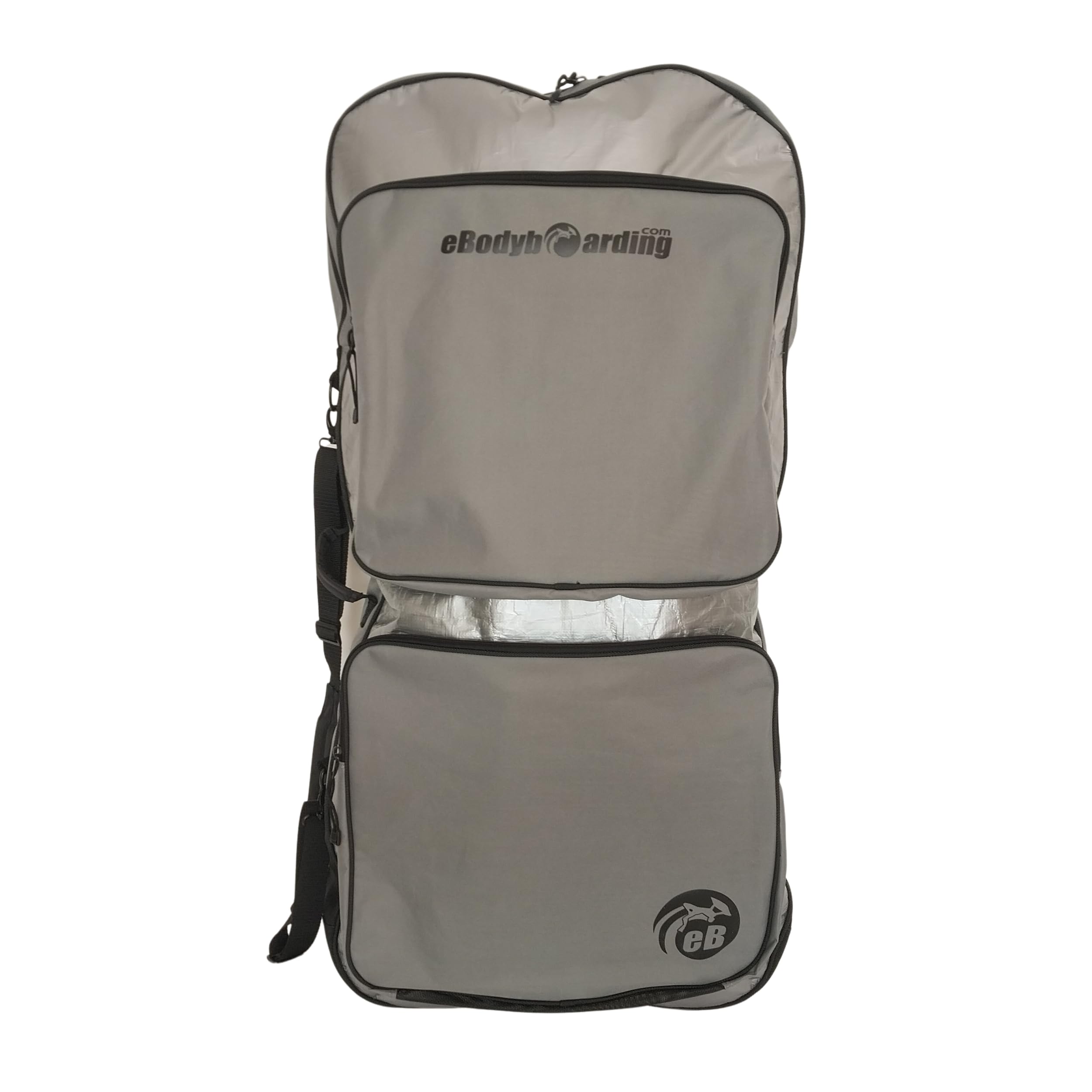 Double Padded Reflector Backpack - Waterproof Travel Bodyboard Wet Dry Bag for Surfing, Beach, Swimming & Outdoor Activities