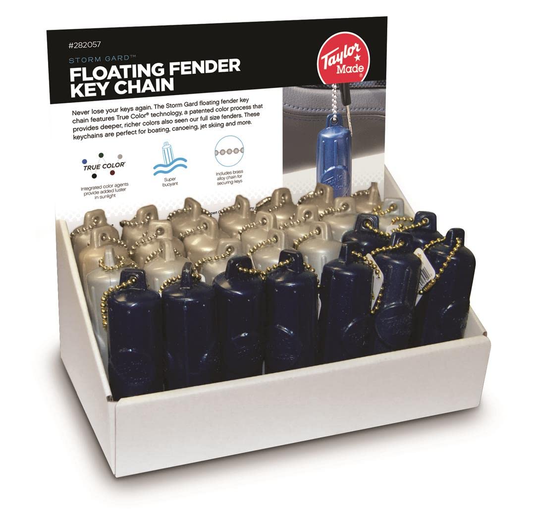 Taylor Made Products 282057 Mini Fender Key Chain Float - Durable Marine Boat Accessory for Keychains & Dock Protection (Perfect for Boating, Fishing & Water Sports)