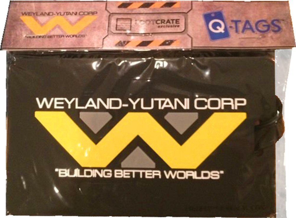 SDCC 2015 Exclusive Cosmic LootCrate Weyland-Yutani Corp Luggage Tag - Alien vs Predator Collectible for Comic-Con Fans - Perfect for Travel Bags, Backpacks & Convention Badges