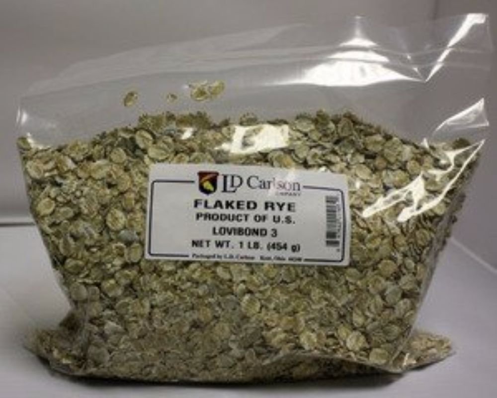 Premium Briess 1905A Simi Valley Flaked Rye - 1 Lb Bag for Home Brewing & Craft Beer | Perfect for Mashing, All-Grain Brewing & Enhancing Beer Flavors | Silver Packaging