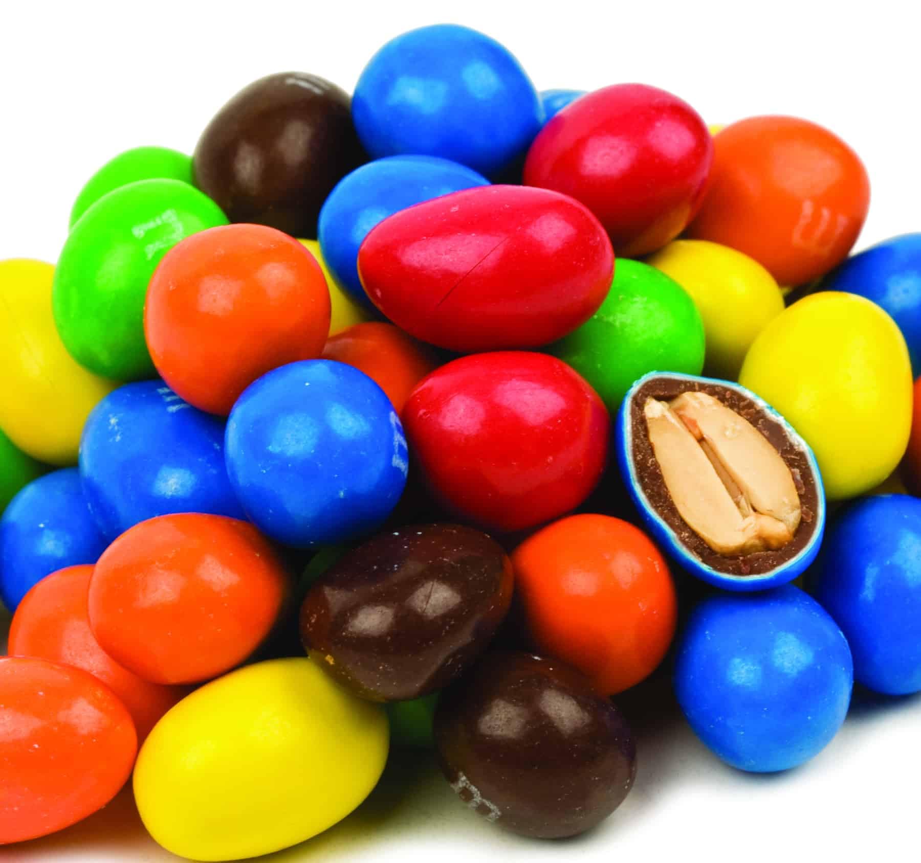 Bulk M&M Peanut Chocolate Candy Variety Pack – 5 LB. Large Size Colorful Milk Chocolate Peanuts – Perfect for Party Favors, Halloween Treats, Office Snacks & Holiday Gift Baskets
