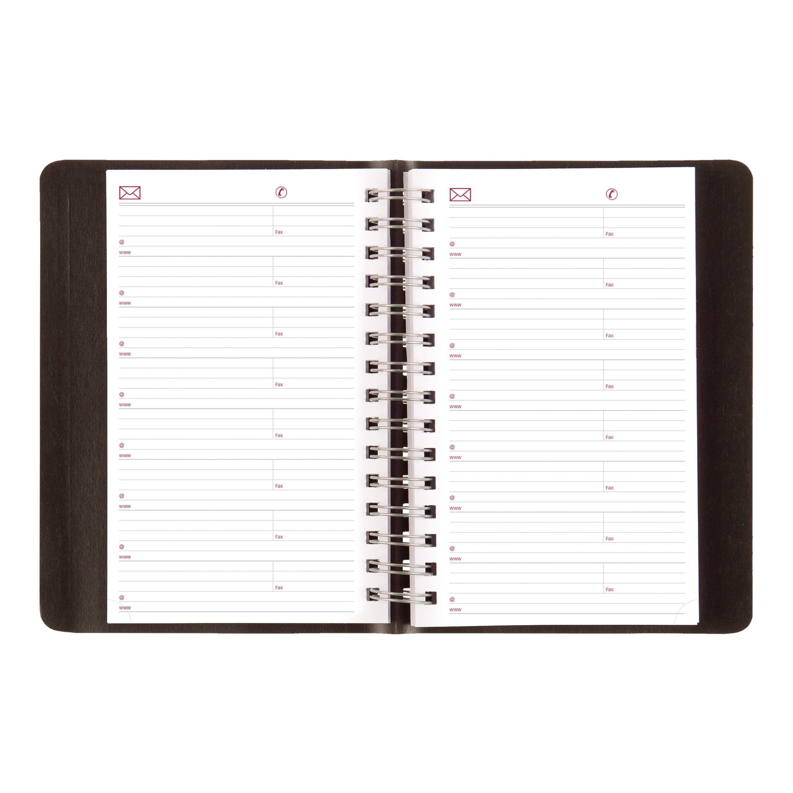 Brownline® 2025 Daily & Monthly Planner - 12 Month Appointment Book (January-December) with Twin-Wire Binding, 8