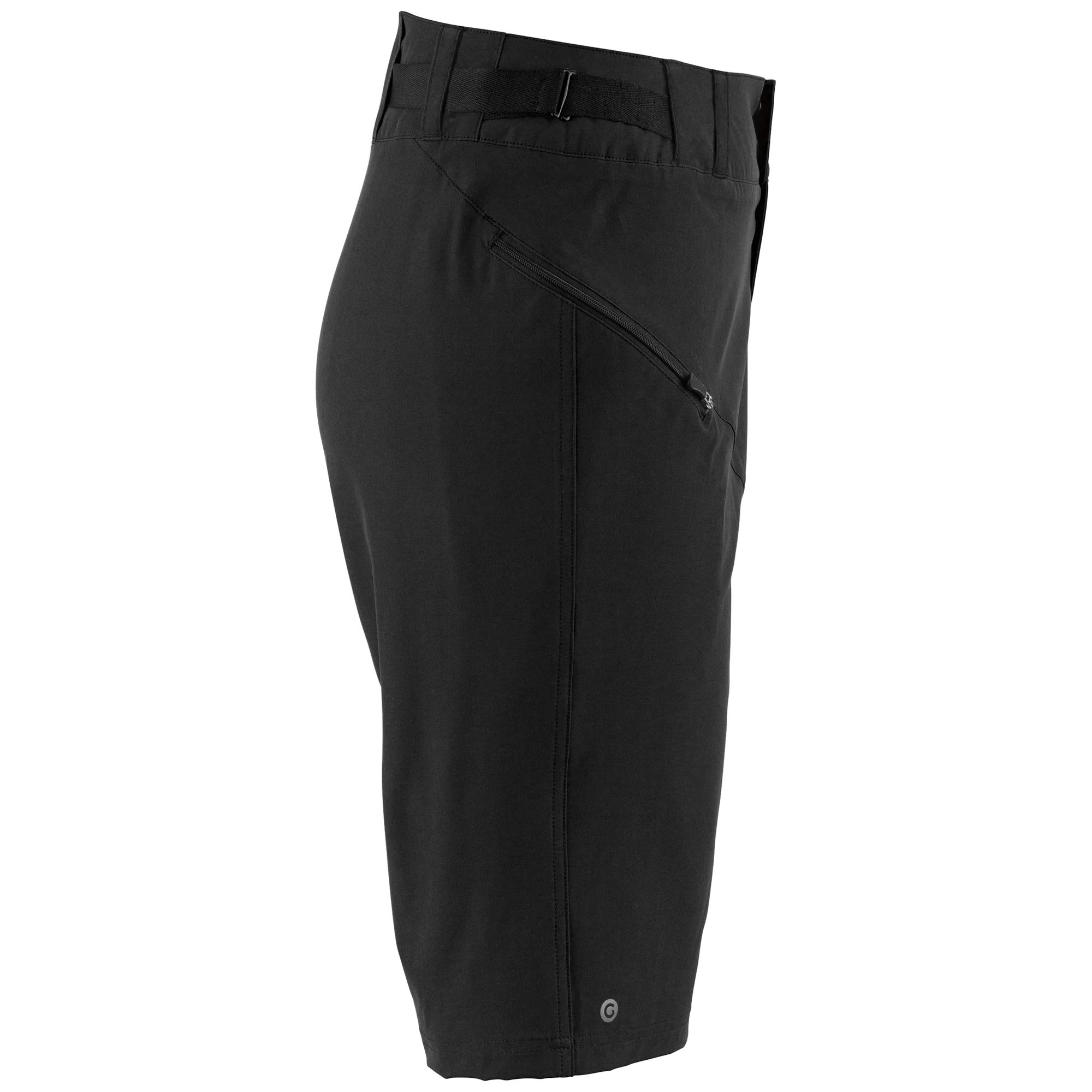 Louis Garneau Women's Latitude 2 Mountain Bike Shorts - Breathable Black Cycling Shorts for Trail Riding & Outdoor Adventures (Size Small)