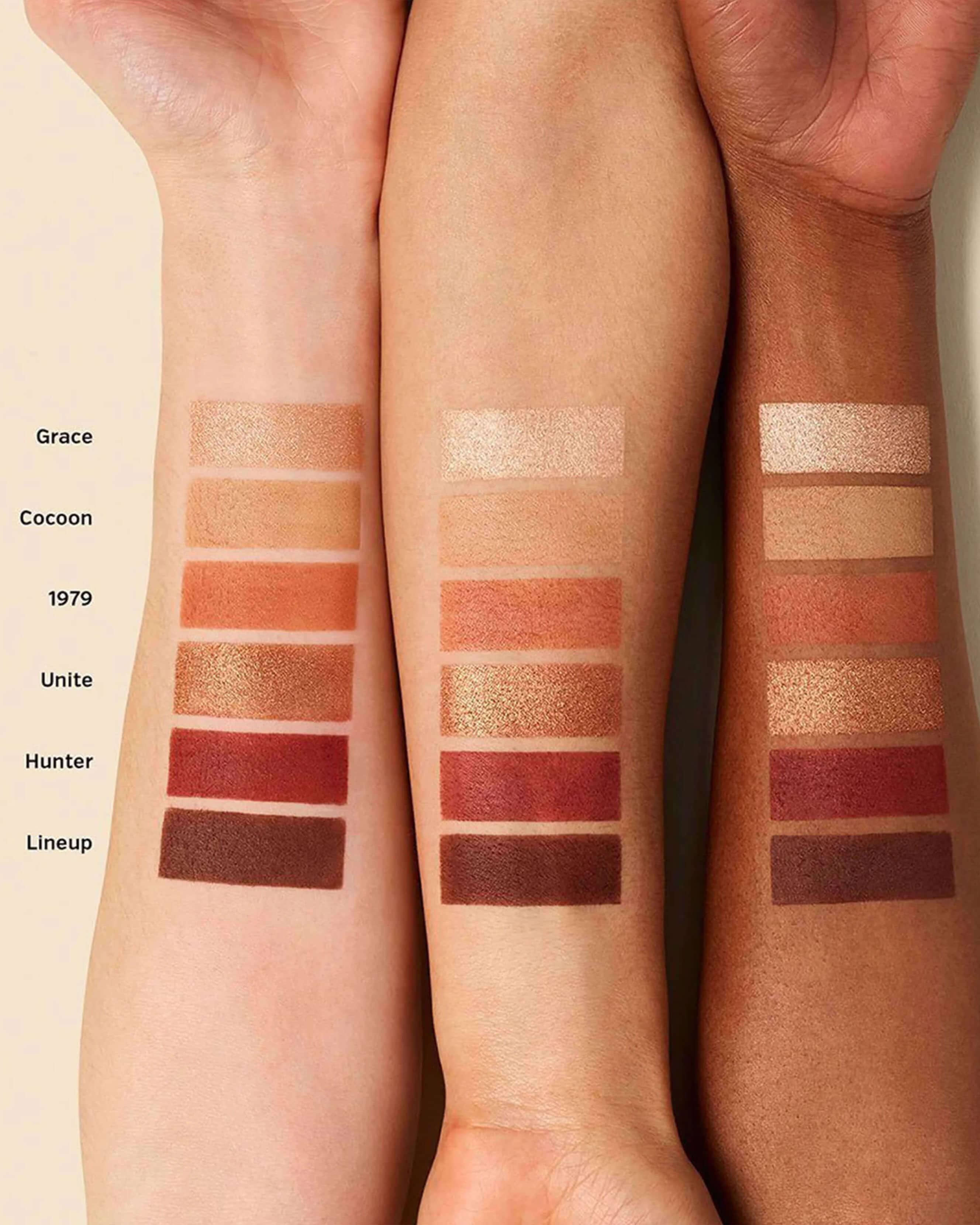 Warm Nude Eyeshadow Palette - 12 Highly Pigmented Matte & Shimmer Shades for Everyday Makeup | Perfect for Day to Night Looks, Bridal Makeup & Professional Use