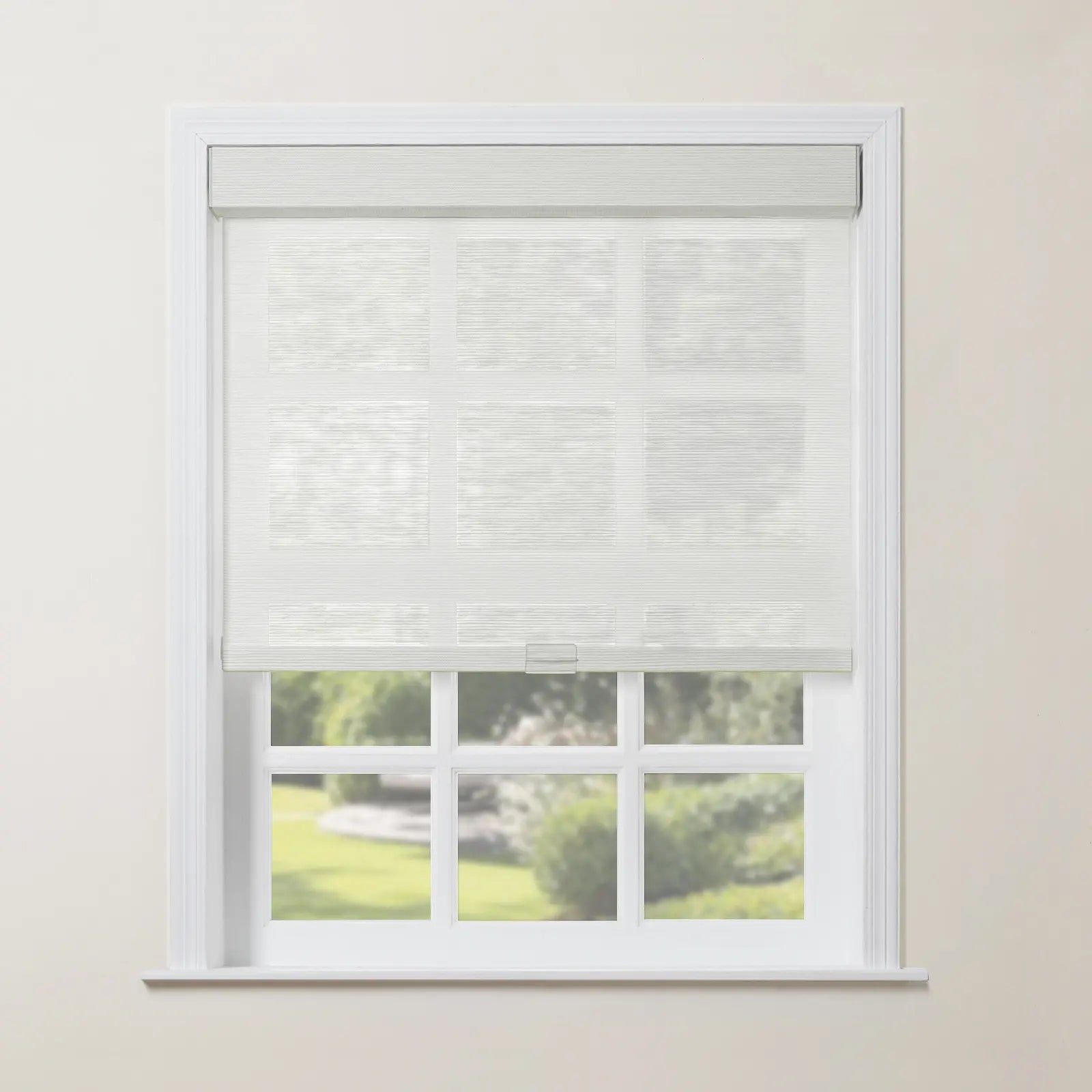 Rae Natural Jute Woven Wood Roller Shades Cordless - Eco-Friendly Window Coverings for Living Room, Bedroom & Home Decor