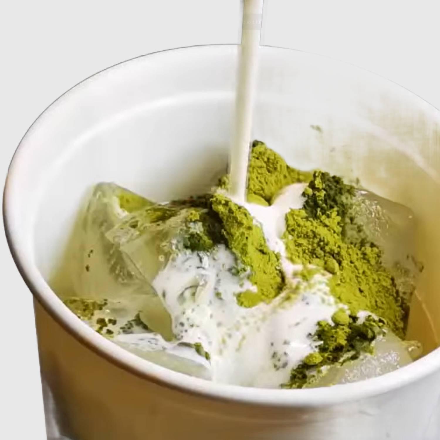 NKG Sugar-Free Matcha Latte with Marine Collagen - 60g Powder for Healthy Skin & Energy Boost | Perfect for Morning Routine, Post-Workout Recovery & Weight Management