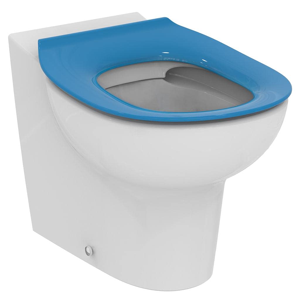 Armitage Shanks Contour 21 Splash Toilet Seat for 355mm Bowls - Blue (Model S454536) | Durable Plastic Toilet Seat Cover | Perfect for Modern Bathrooms & Guest Restrooms