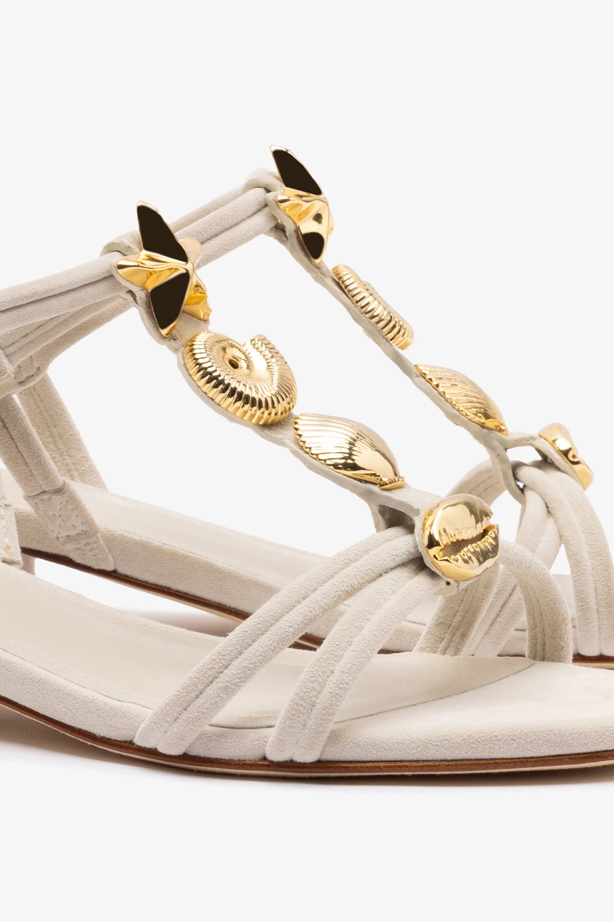 Shelly Flat Sandal for Women - Comfortable Mushroom Grey Suede Sandals | Casual Summer Shoes for Beach, Walking & Everyday Wear