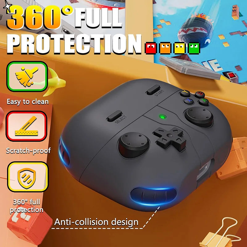 Shockproof Silicone Case for Samsung Galaxy Buds3 Pro/Buds3/Buzz 3 Pro - Durable Protective Cover for Wireless Earbuds Charging Case (Gaming, Travel, Workout Protection)