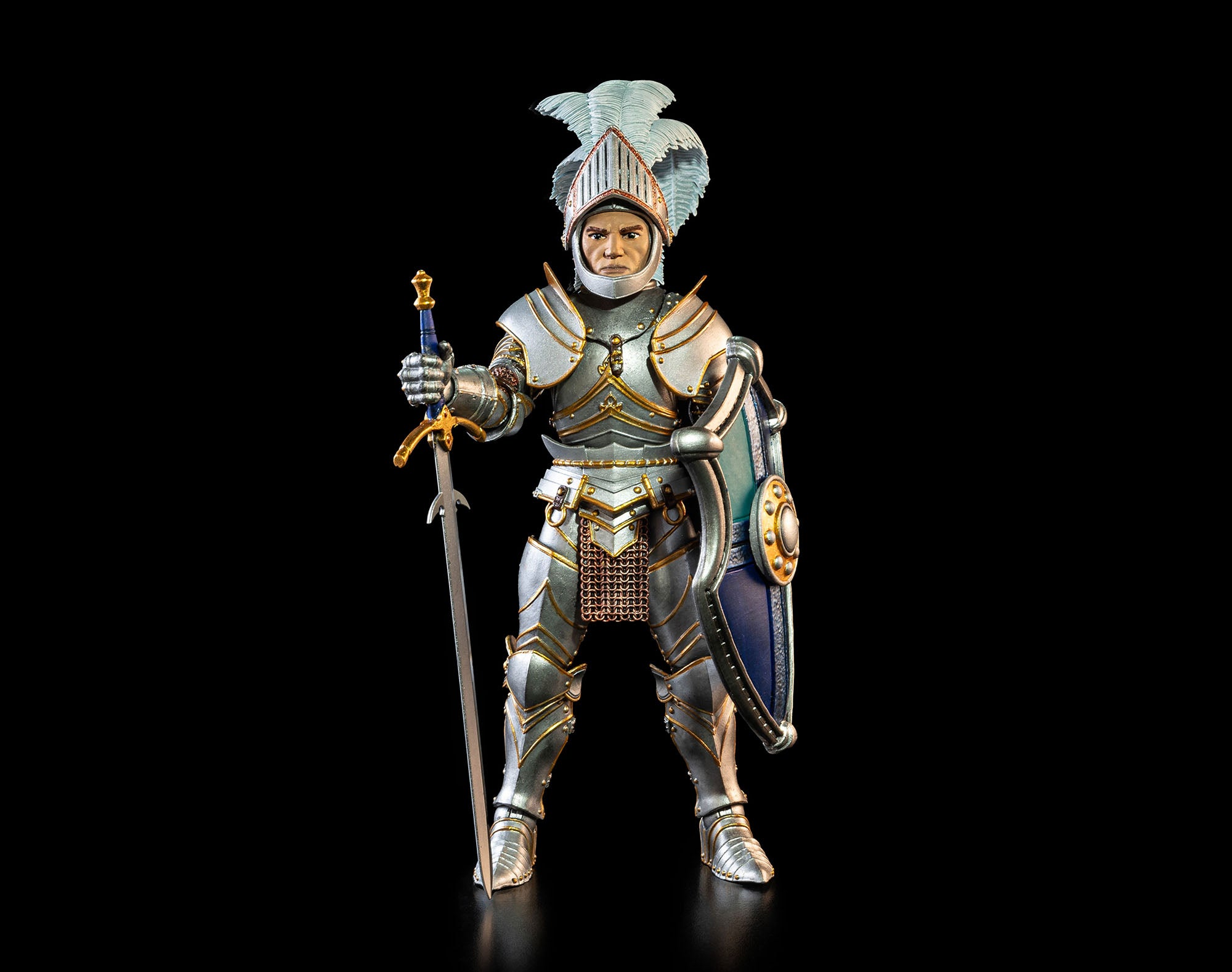 Mythic Legions: Ashes of Agbendor Blue Shield Action Figure - Preorder Now | Fantasy Collectible for Display & Role-Playing Games