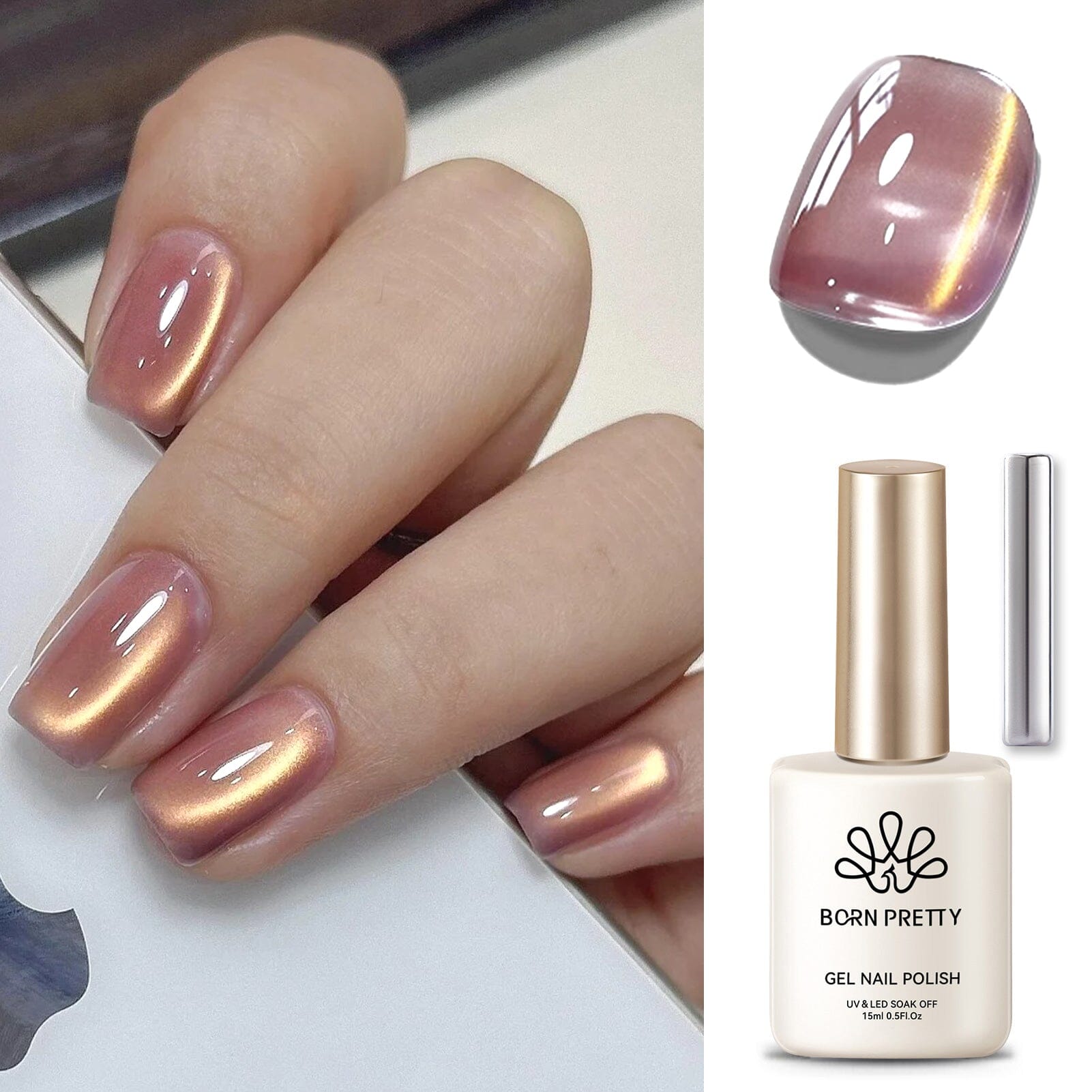 Pink Cat Magnetic Gel Polish MY45 Violet Haze 15ml - Long Lasting UV LED Nail Polish for Salon & Home Manicure - Perfect for Nail Art, Special Occasions & DIY Nail Designs
