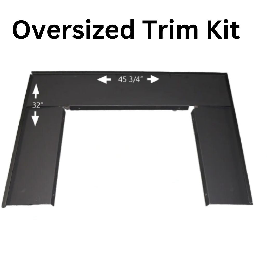 Model 21 NC Fireplace Insert Trim Kit - 2 Size Options for Perfect Fit | Fireplace Accessories for Home Heating & Cozy Ambience | Ideal for Living Room, Bedroom & Winter Decor