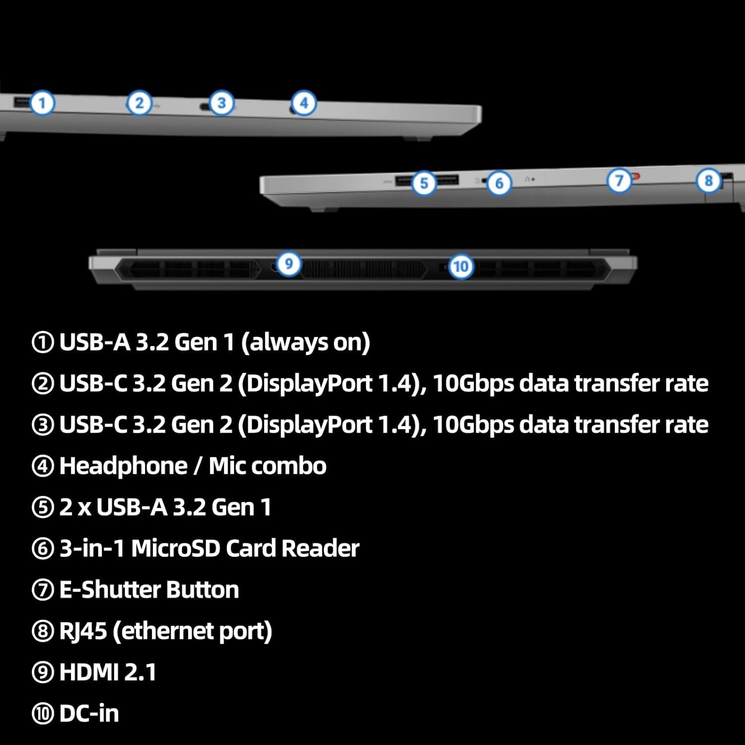 Lenovo Legion 5i Gaming Laptop - Intel Core i9-14900HX 24-Core (Up to 5.8GHz), 16