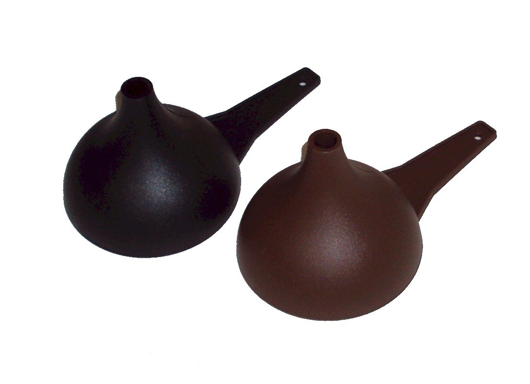Tupperware Hershey Kiss Shaped Large Funnel Set of 2 - Brown & Black Kitchen Tools for Baking, Cooking, and Liquid Transfer | Perfect for Home & Commercial Use