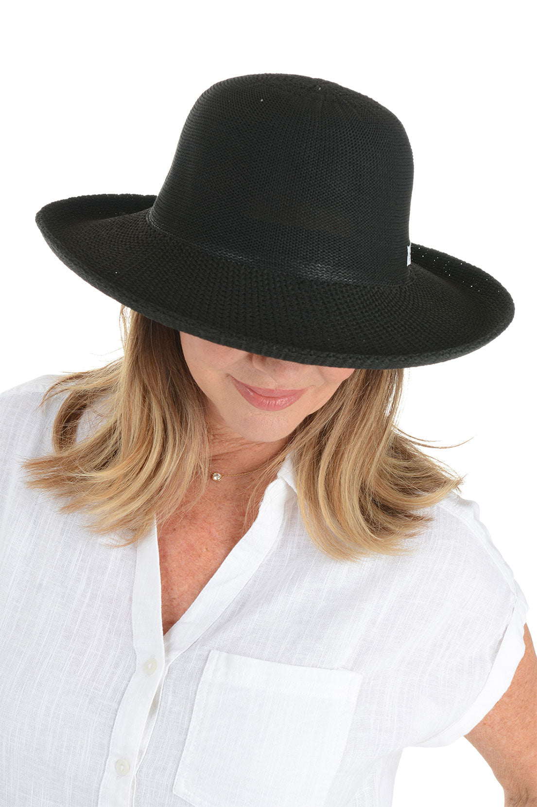 Sun Protection Woven Adjustable Travel Hat for Men & Women - Wide Brim UPF 50+ Sun Hat for Beach, Hiking, and Outdoor Adventures