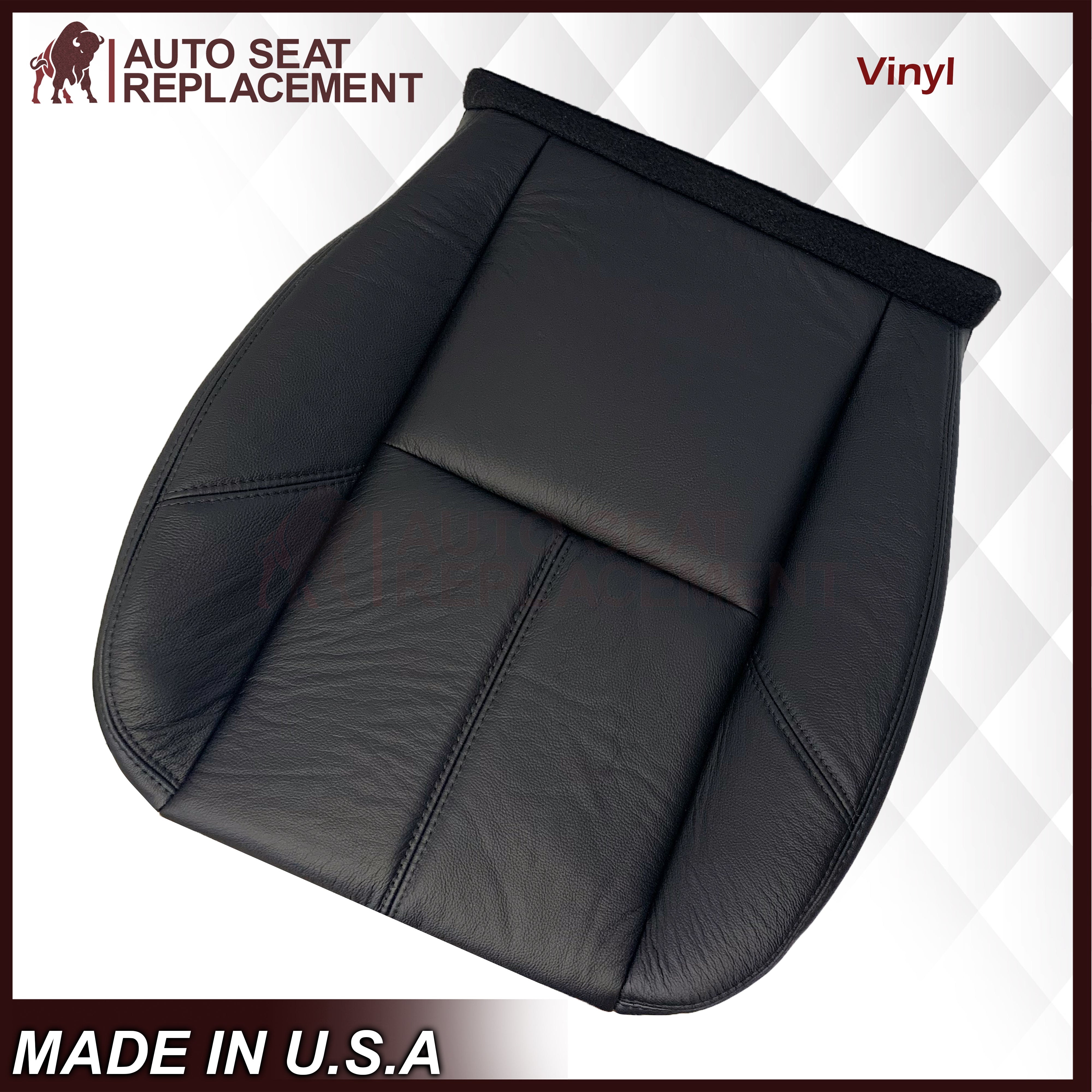 2007-2014 Chevy Tahoe Suburban Silverado Avalanche Custom Fit Seat Covers - Durable Non-Perforated Black Leather for Enhanced Comfort & Protection | Perfect for Road Trips, Daily Commutes & Family Adventures