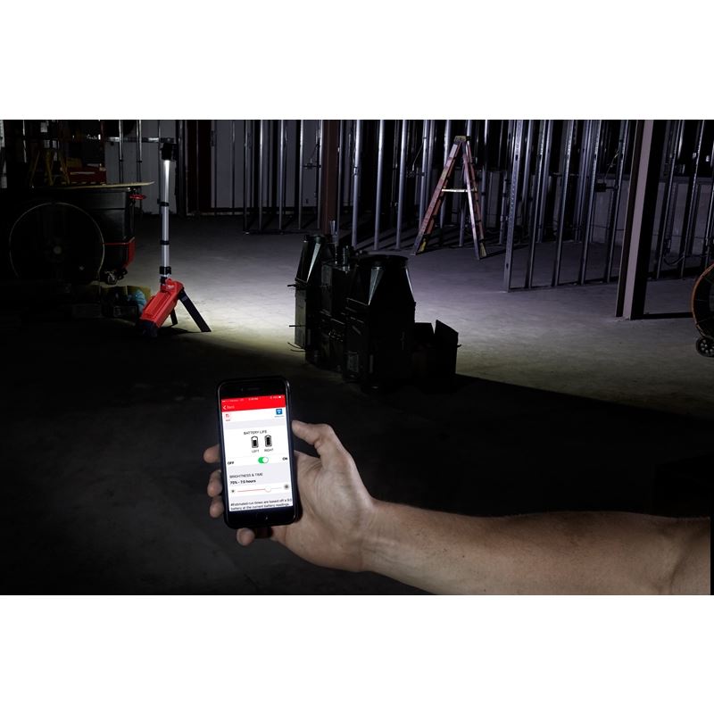2120 20 M18 18-Volt Lithium-Ion Cordless ROCKET Dual Pack Tower Light with ONE KEY Technology - Tool Only - Perfect for Construction Sites, Emergency Lighting, and Outdoor Work