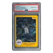 Magic Johnson Signed LA Lakers 1986 Star #7 Trading Card PSA/DNA Gem MT 10 - Authentic Collectible Basketball Memorabilia for Fans & Investors - Perfect for Display, Gifts, and Sports Collections