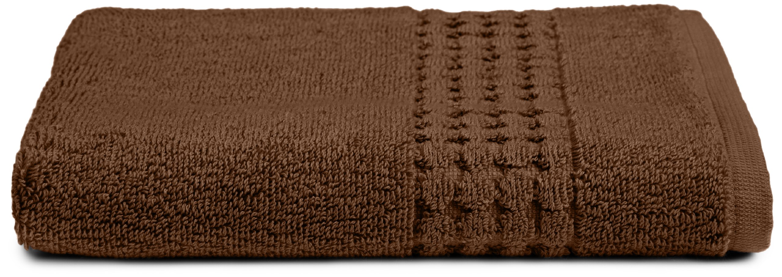 Calvin Klein Home Soft Absorbent Hand Towel Set - Pecan Brown Bathroom & Kitchen Towels for Everyday Use, Guest Bath, Spa, and Gym