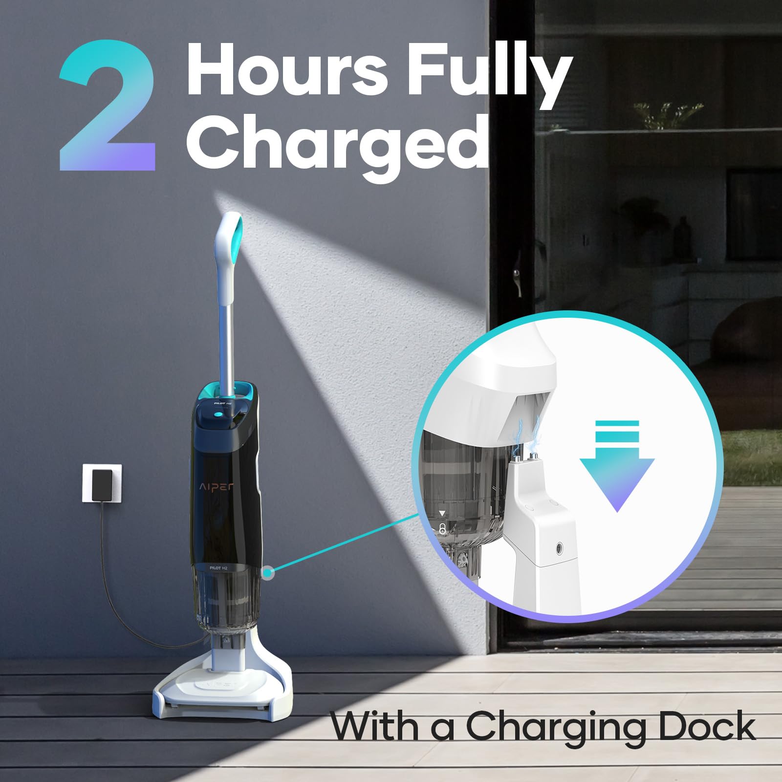 AlPER Cordless Pool Vacuum Cleaner - 8X Strong Suction for Above Ground & Inground Pools, Hot Tubs, Spas | 2 Cleaning Modes, 70 Min Battery Life | Perfect for Pool Corners, Steps & Tight Spaces | Easy Pool Maintenance & Cleaning Solution