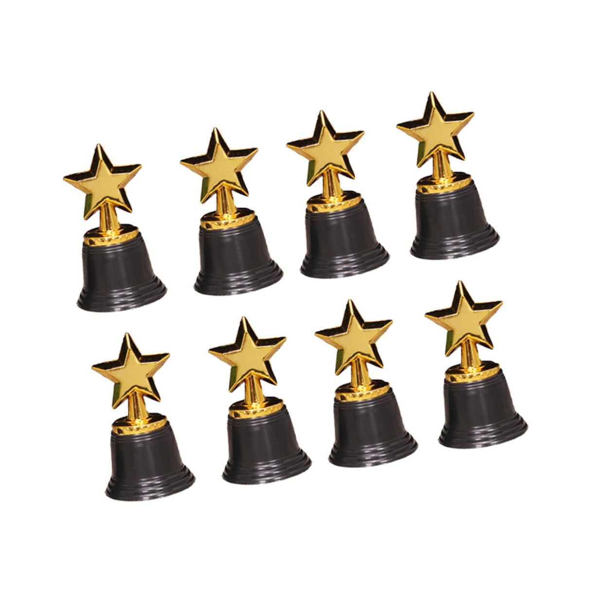 BRIGHTFUFU 24 Pcs Kids Soccer Trophies - Gold Plastic Award Cups for Kindergarten, Sports Games & Achievements - Perfect for Soccer Parties, School Awards & Motivational Gifts
