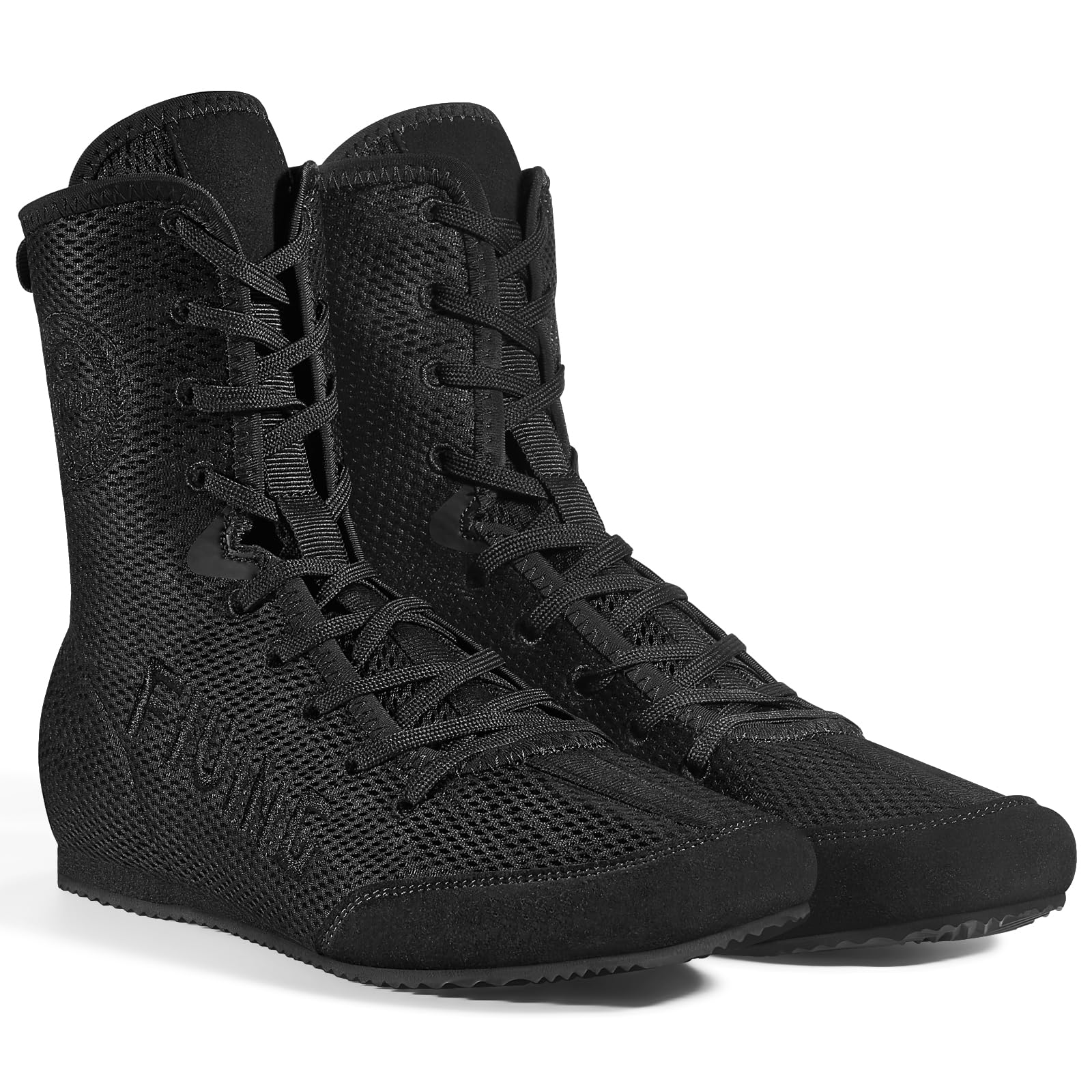 FIVING Wrestling Shoes for Men & Women - Durable Combat Sports Footwear for Wrestling, Boxing, Weightlifting & Bodybuilding | Lightweight Gym Training Shoes for MMA, BJJ & Fitness Workouts