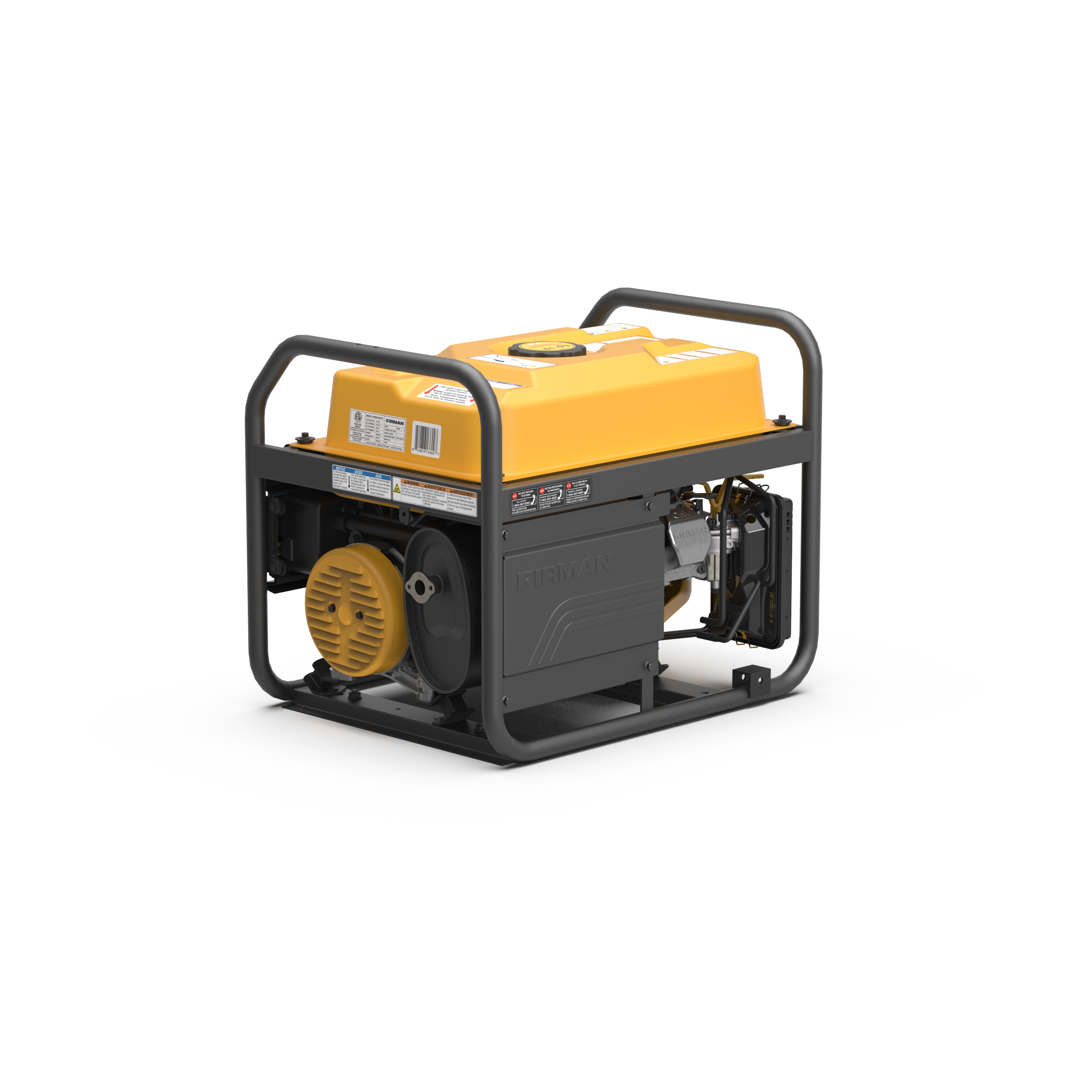 4550W Portable Gas Generator with Recoil Start - 120V Power for Camping, Emergencies & Outdoor Activities