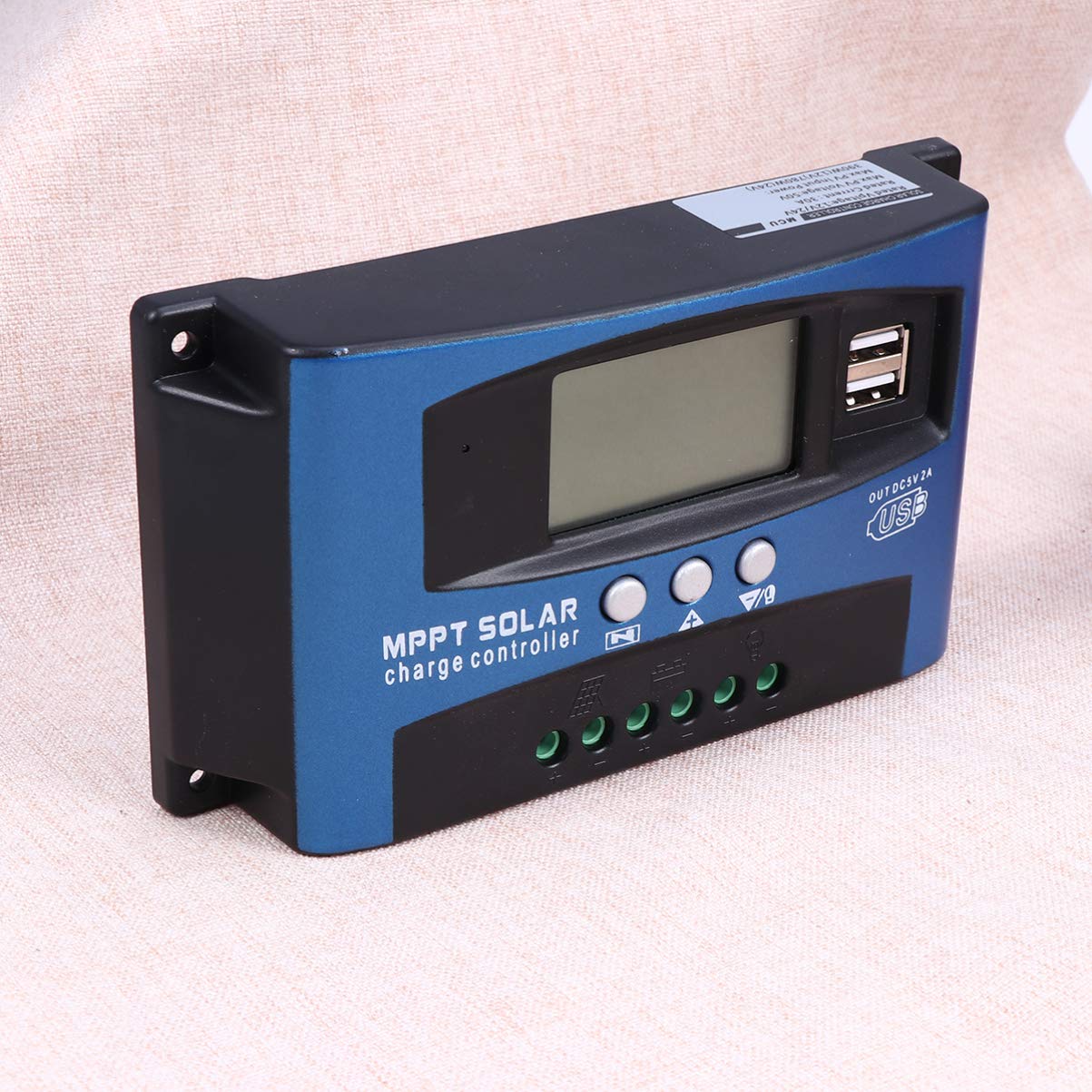 12V MPPT Solar Charge Controller for Solar Panels - Efficient Solar Panel Charger Regulator for 12V Batteries - Perfect for RV, Boat, Off-Grid & Home Solar Systems