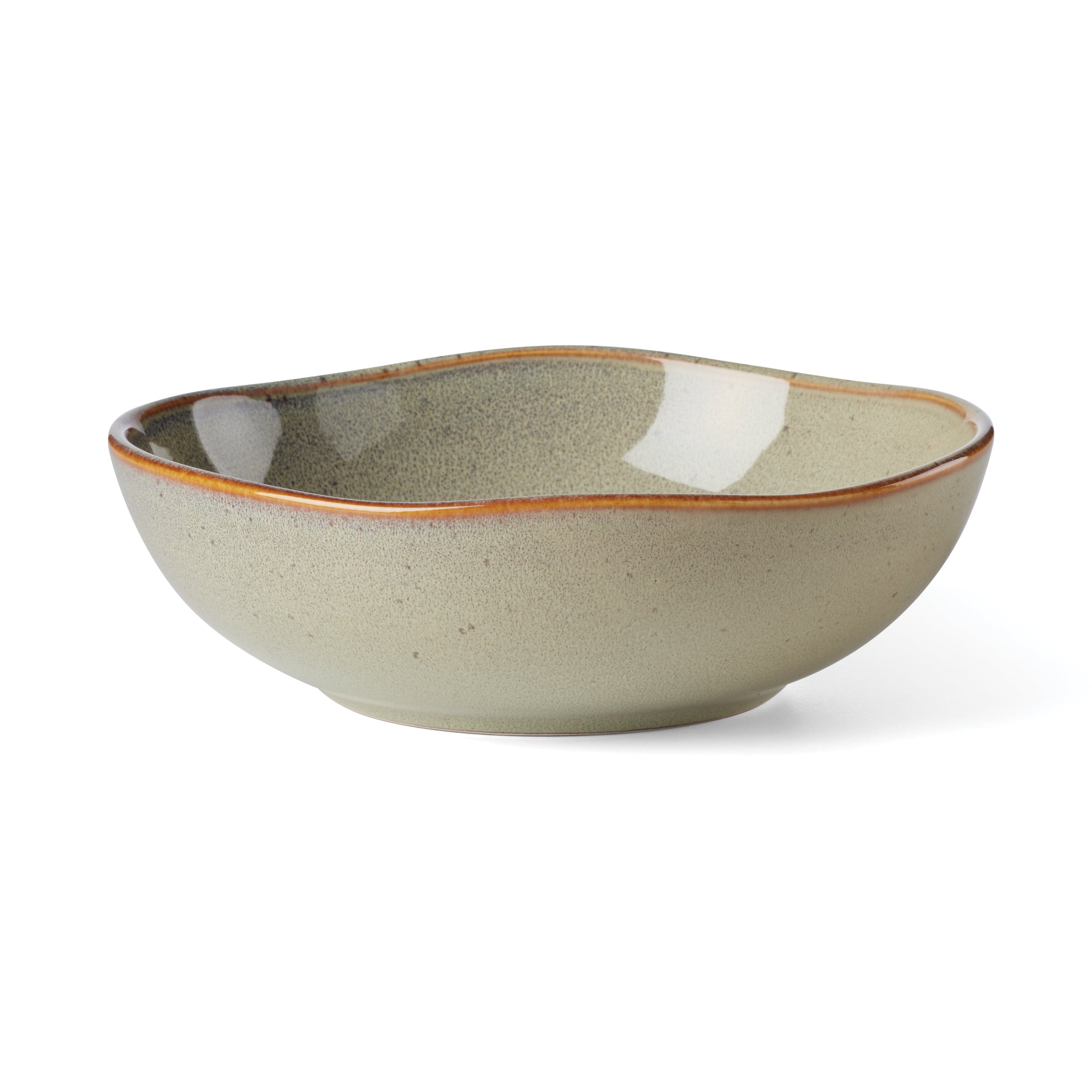 Organic Sage Green 12-Piece Dinnerware Set - Elegant Stoneware Plates, Bowls & Mugs for Everyday Dining & Entertaining