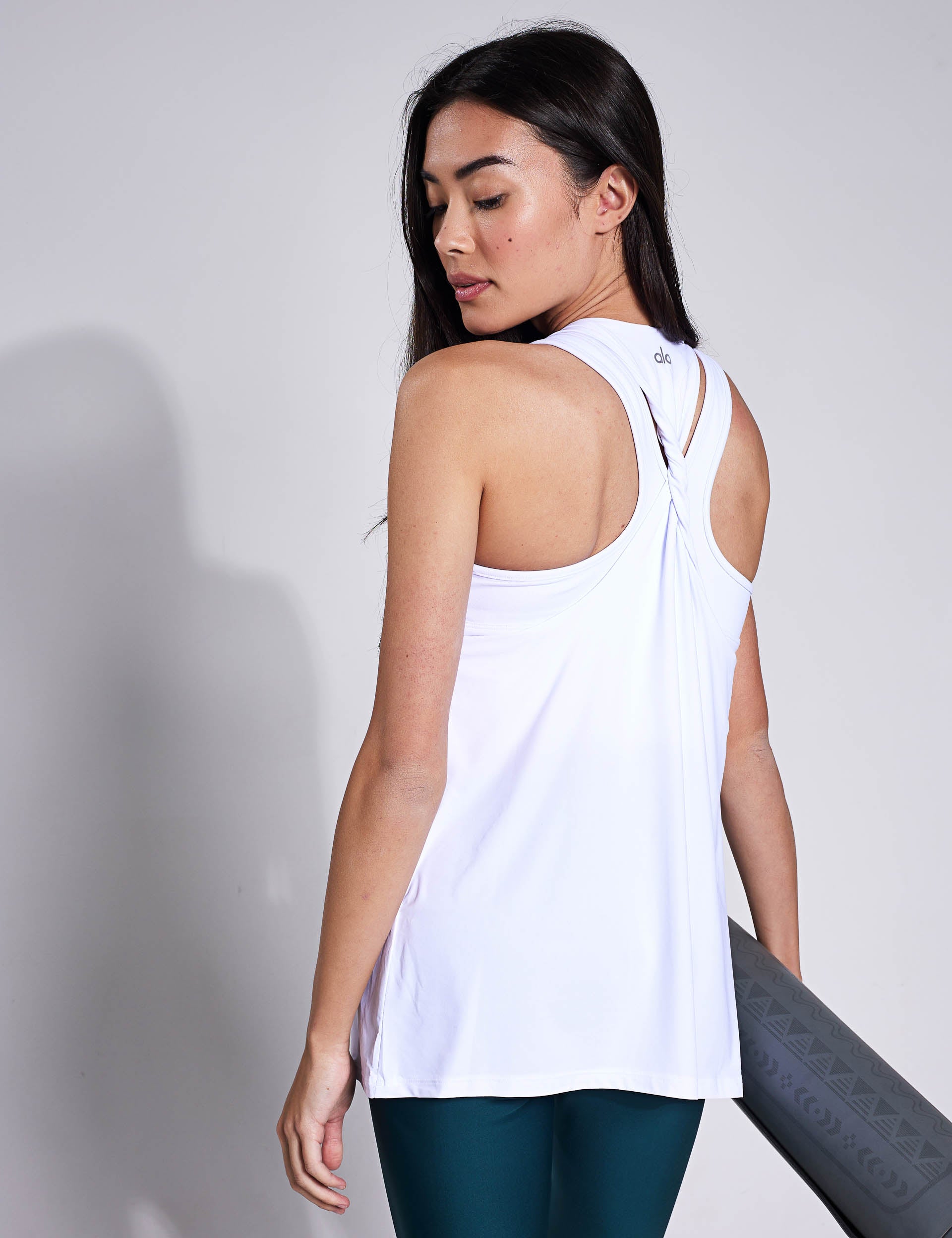 Don't Get It Twisted Tank Top - White Women's Casual T-Shirt for Summer Outfits, Streetwear & Music Festivals