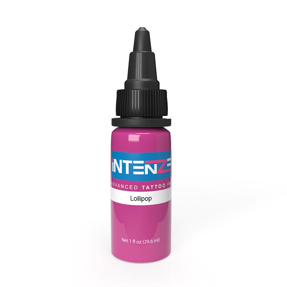 Intenze Tattoo Ink Lollipop - Professional Tattoo Supplies for Artists - Choose Your Size - Perfect for Tattoo Studios & Body Art Professionals