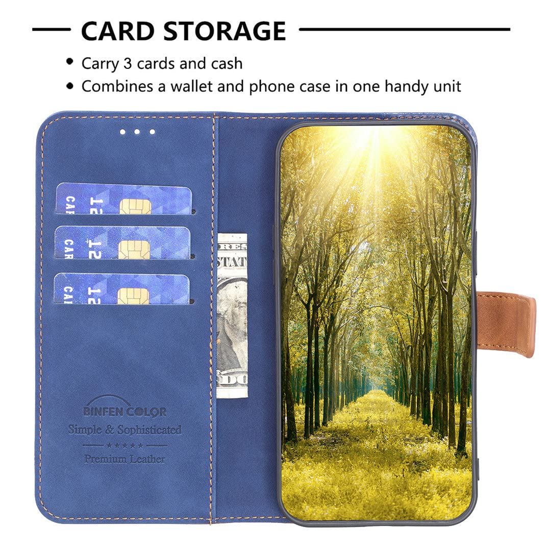Premium PU Leather Flip Stand Case for Tecno Spark 8c - Magnetic Wallet Phone Cover with Kickstand (Model BF414-LAN) | Perfect for Work, Travel & Hands-Free Viewing