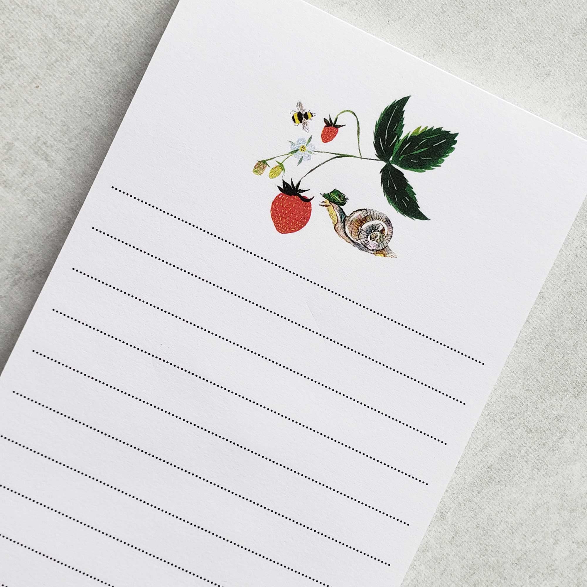 Nancy Nikko Strawberry Garden Refrigerator Notepads - Set of 2 Magnetic Memo Pads for Kitchen, Office & Home Organization - Cute Fridge Notepads for Grocery Lists & Reminders