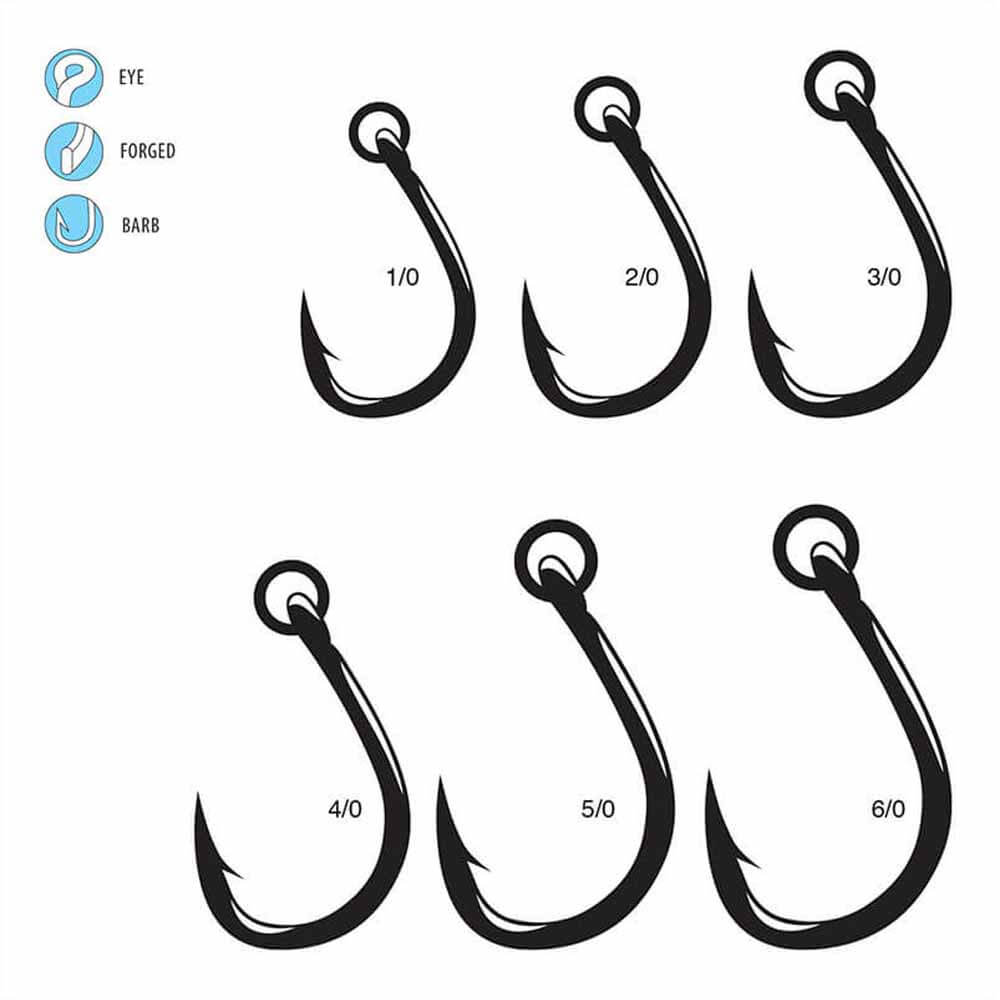 Gamakatsu Live Bait Heavy Duty Ring NSB Fishing Hook - Saltwater & Freshwater Fishing for Bass, Trout, and Walleye