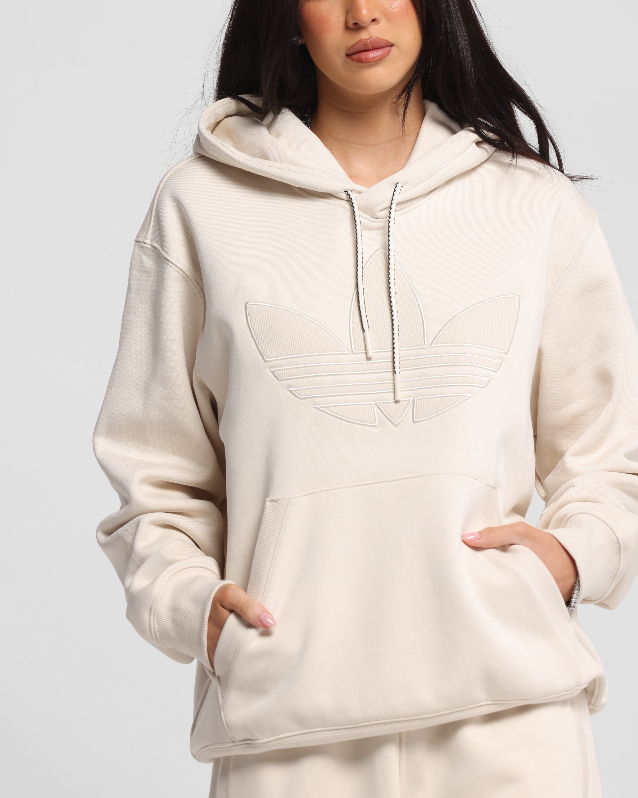 Adidas Originals 70's Retro Hoodie Sweatshirt for Men & Women - Vintage Wonder White Cotton Pullover - Perfect for Casual Wear, Street Style & Gym
