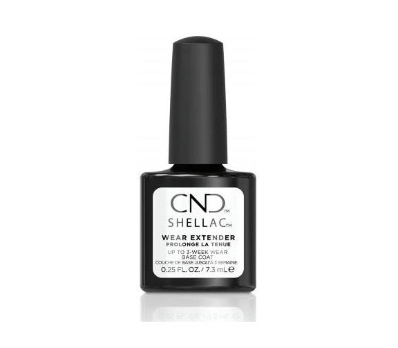 CND Shellac Wear Extender Base Coat - Long-Lasting Nail Polish Primer for Gel & Acrylic Nails - Perfect for Manicures, Pedicures & Salon Use
