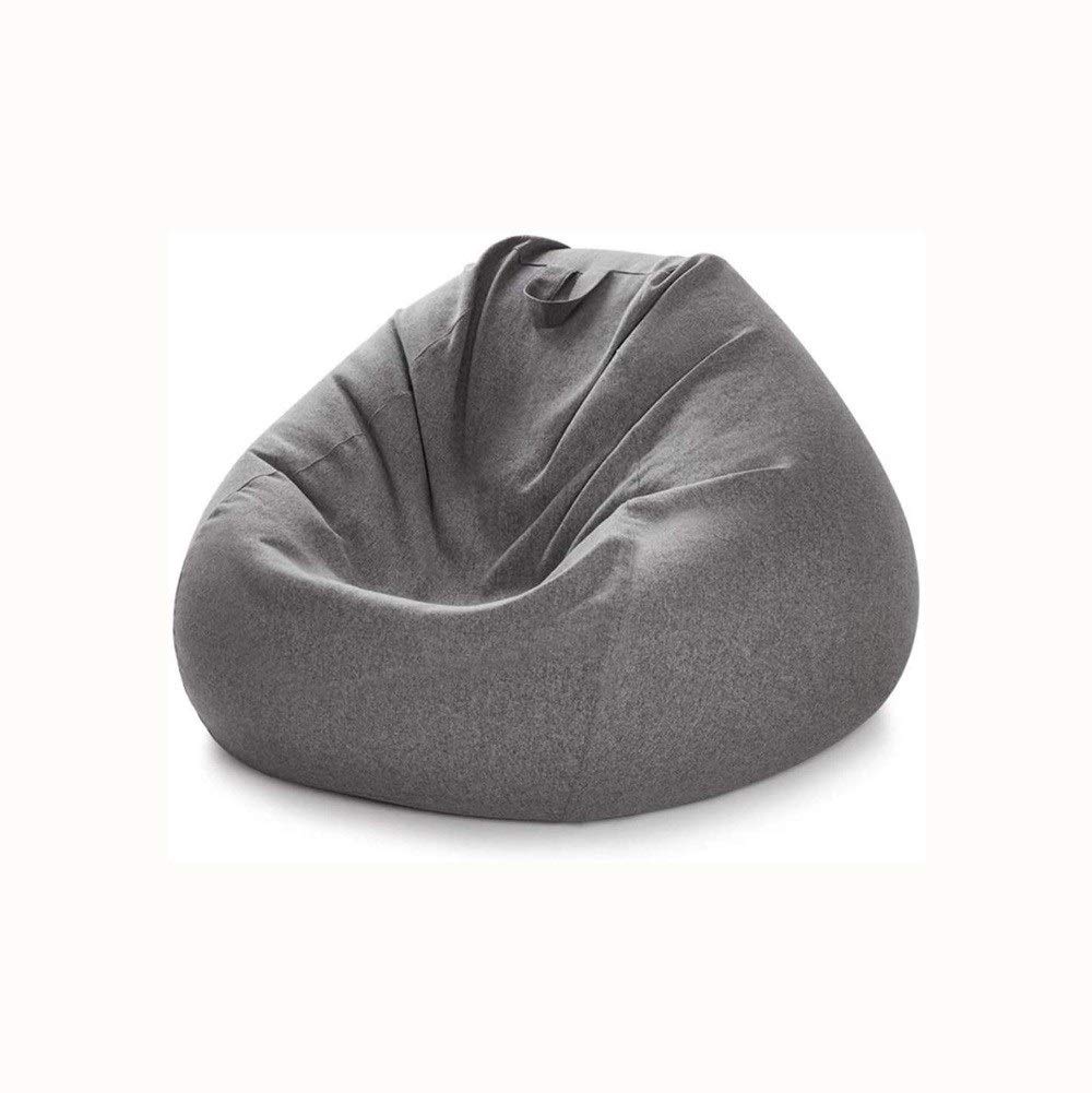 JTKDL Fashion Bean Bag Chair - Reversible Zipper Design, Removable Washable Cover, Stylish Candy Colors for Living Room, Bedroom & Game Room Comfort