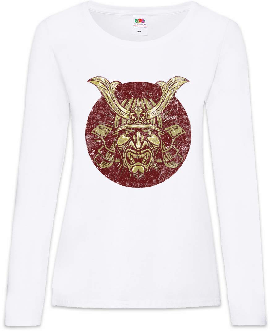Samurai V Women's Long Sleeve T-Shirt | Vintage Japanese Graphic Tee | Casual Streetwear & Anime Fashion
