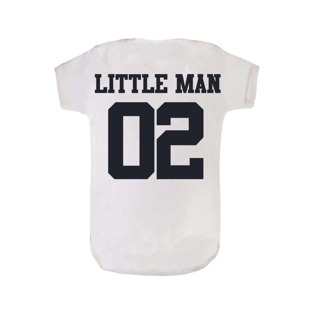 Big Man Little Man Matching Dad & Son T-Shirt & Bodysuit Set (MRK X) - Perfect for Father's Day, Family Photos & Special Bonding Moments