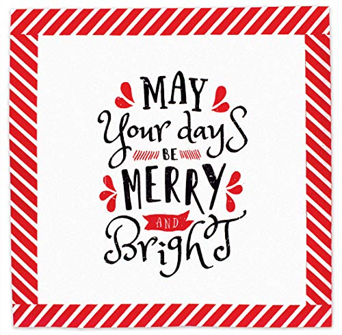 Merry & Bright Holiday Napkin