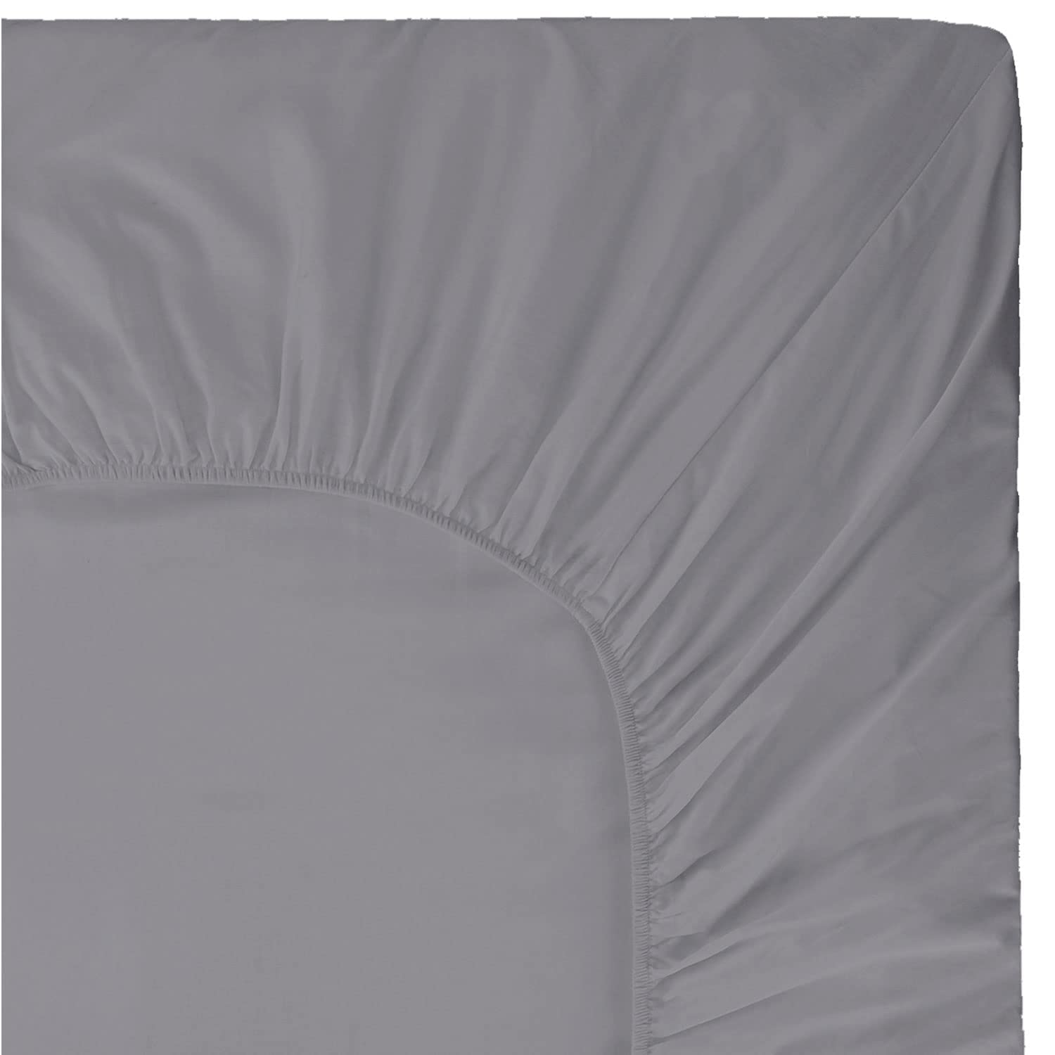 400 Thread Count 100% Cotton Queen Size 6-Piece Luxury Bed Sheet Set - Breathable Soft Damask Weave - Fits Mattress Up to 24
