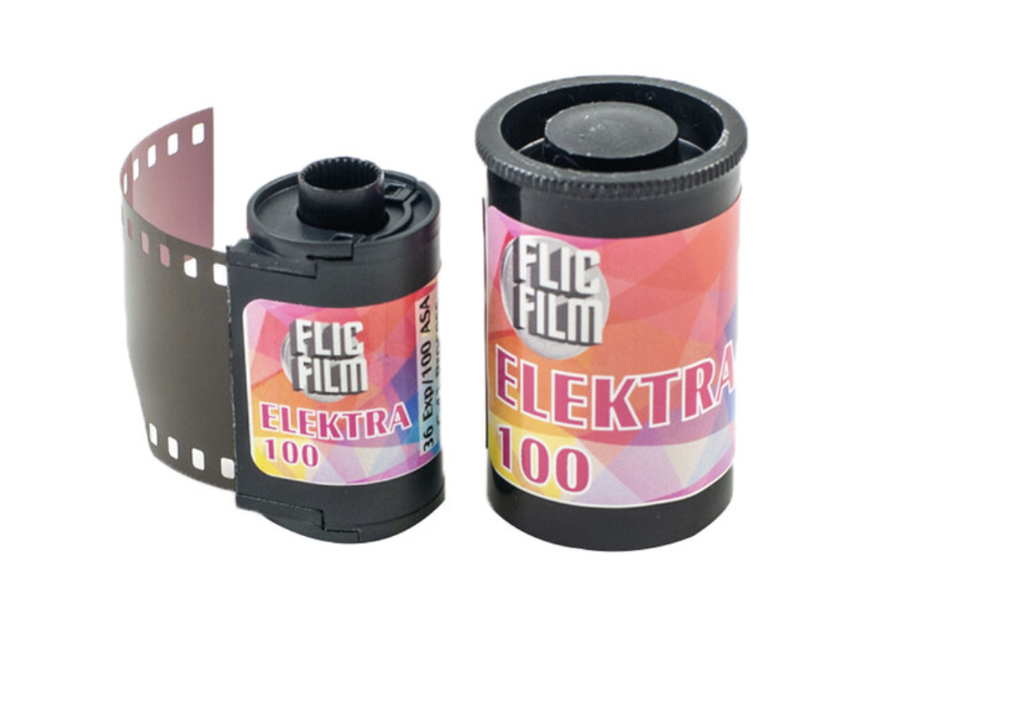 Flic Film Elektra 100 135 36 Exposure Color Negative Film for Vintage Photography - Perfect for Portraits, Landscapes & Everyday Shooting