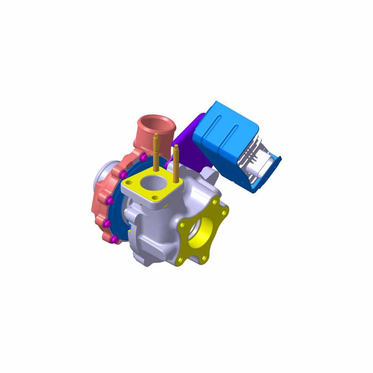 2014-2023 Chevy Colorado 2.8L Diesel Turbocharger Replacement - OEM Quality Turbocharger for Improved Engine Performance | Off-Roading, Towing & Daily Driving
