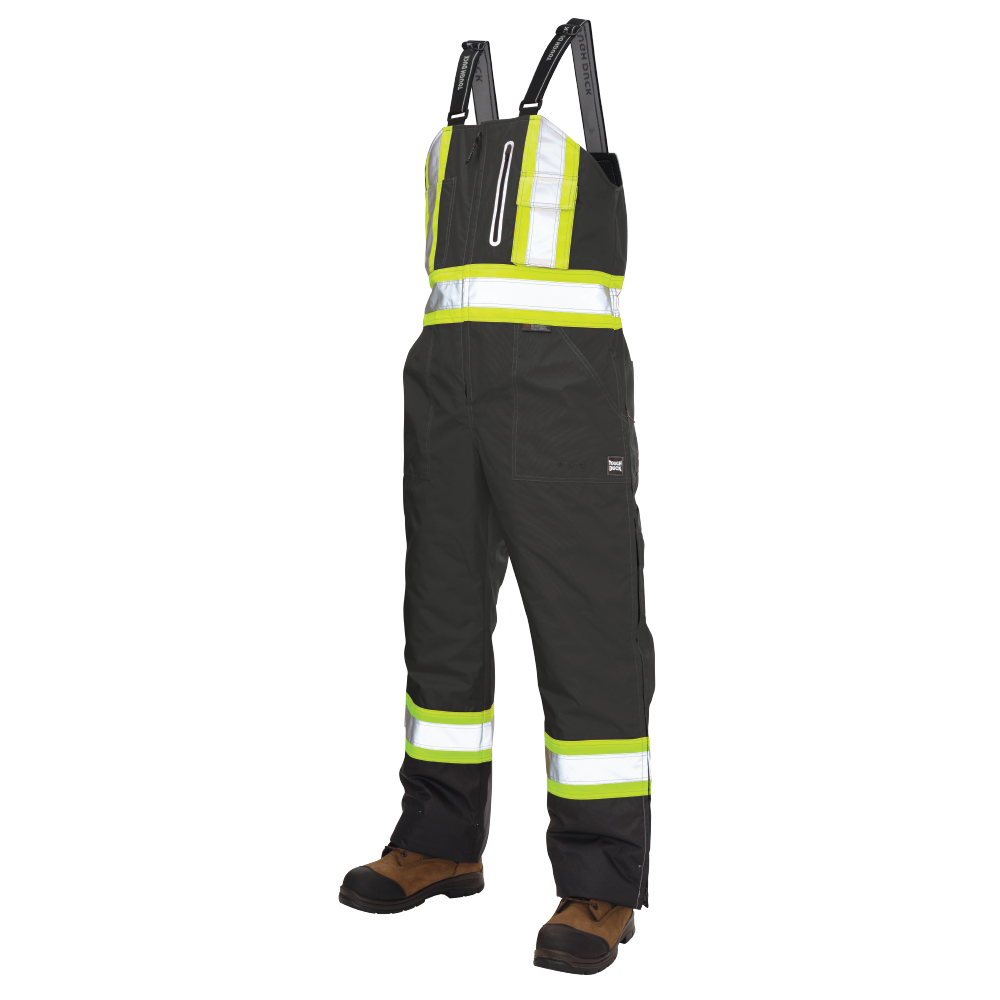 Tough Duck Ripstop Insulated Safety Bib Overall S876 - Heavy Duty Workwear for Construction, Farming & Outdoor Jobs - Waterproof & Durable Coveralls for Cold Weather Protection